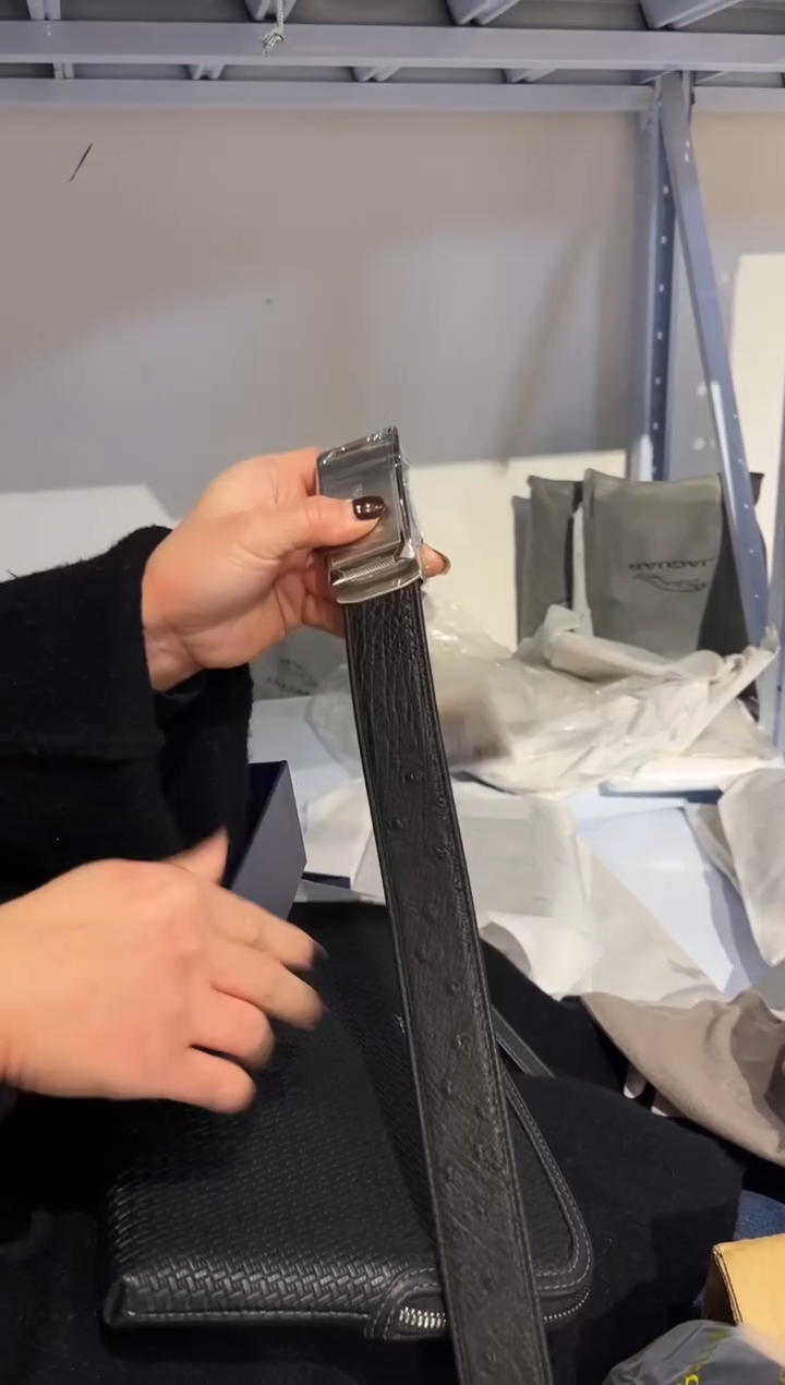 鸵鸟皮（革）713品牌男包清货中（不要卡单，理性消费）/长度120