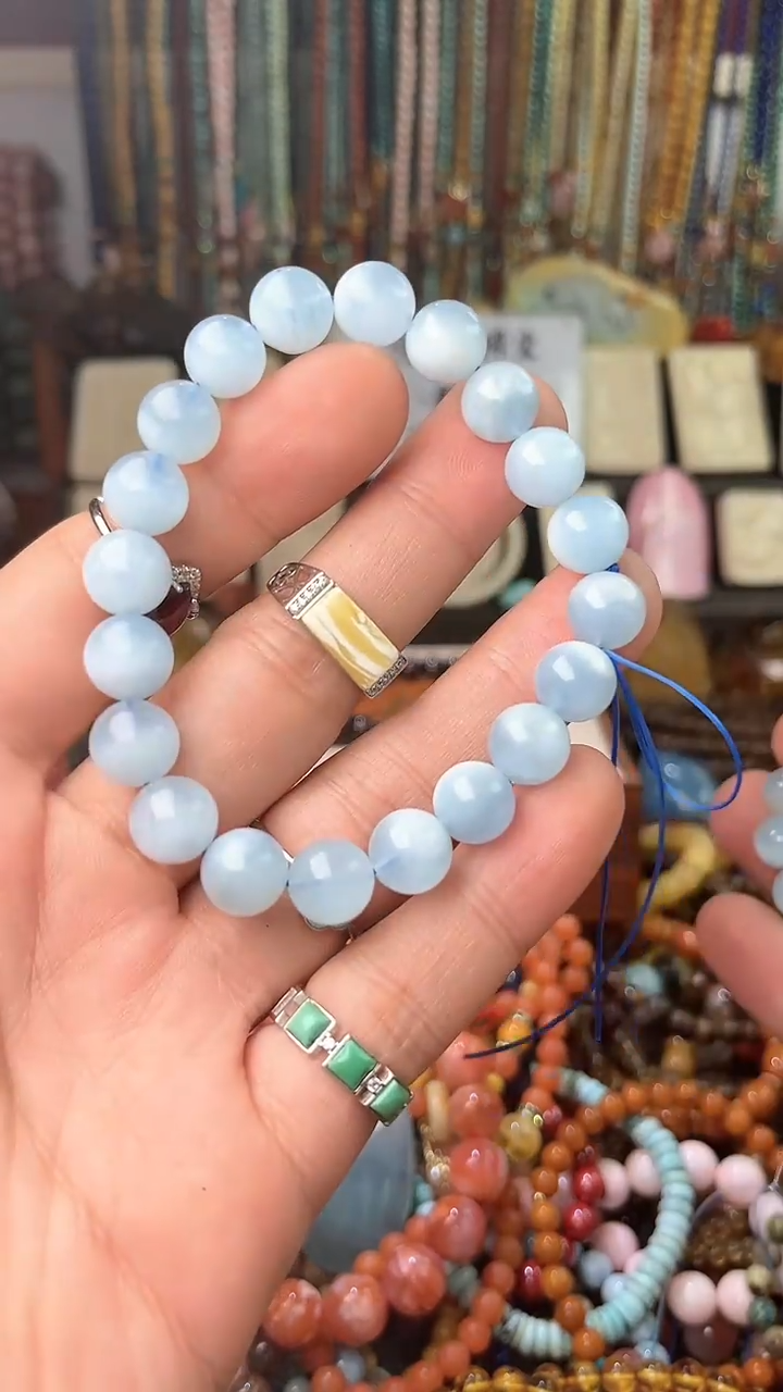 【闪购商品】海蓝宝石手链未镶嵌(一物一件)0001214