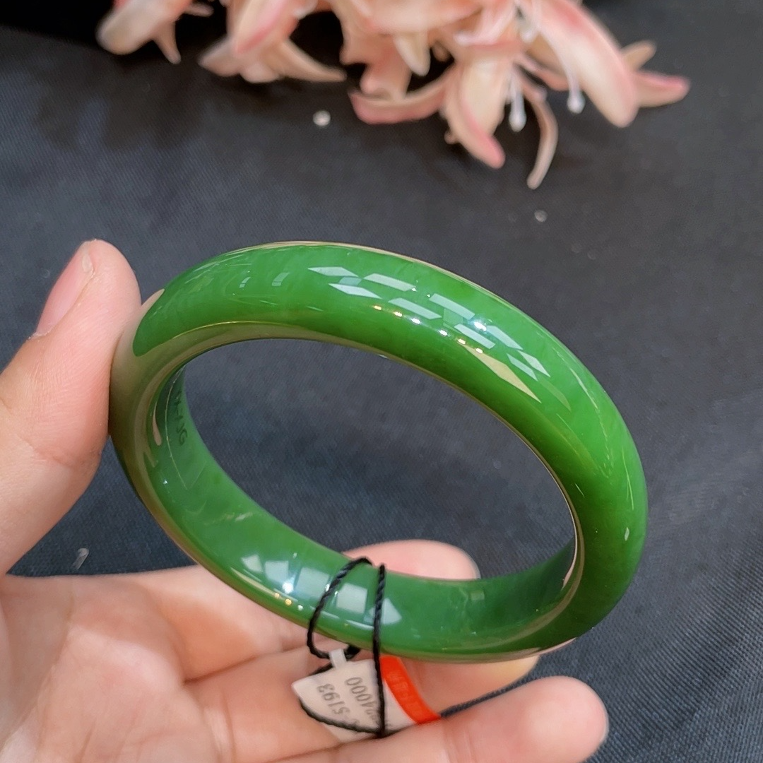 07丨和田玉手镯圈口58-59丨多样性发一