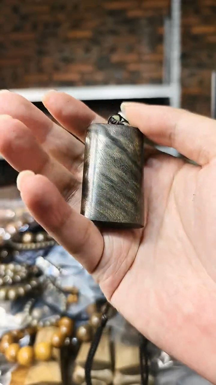 【闪购商品】楠木（金丝楠）把件无事牌