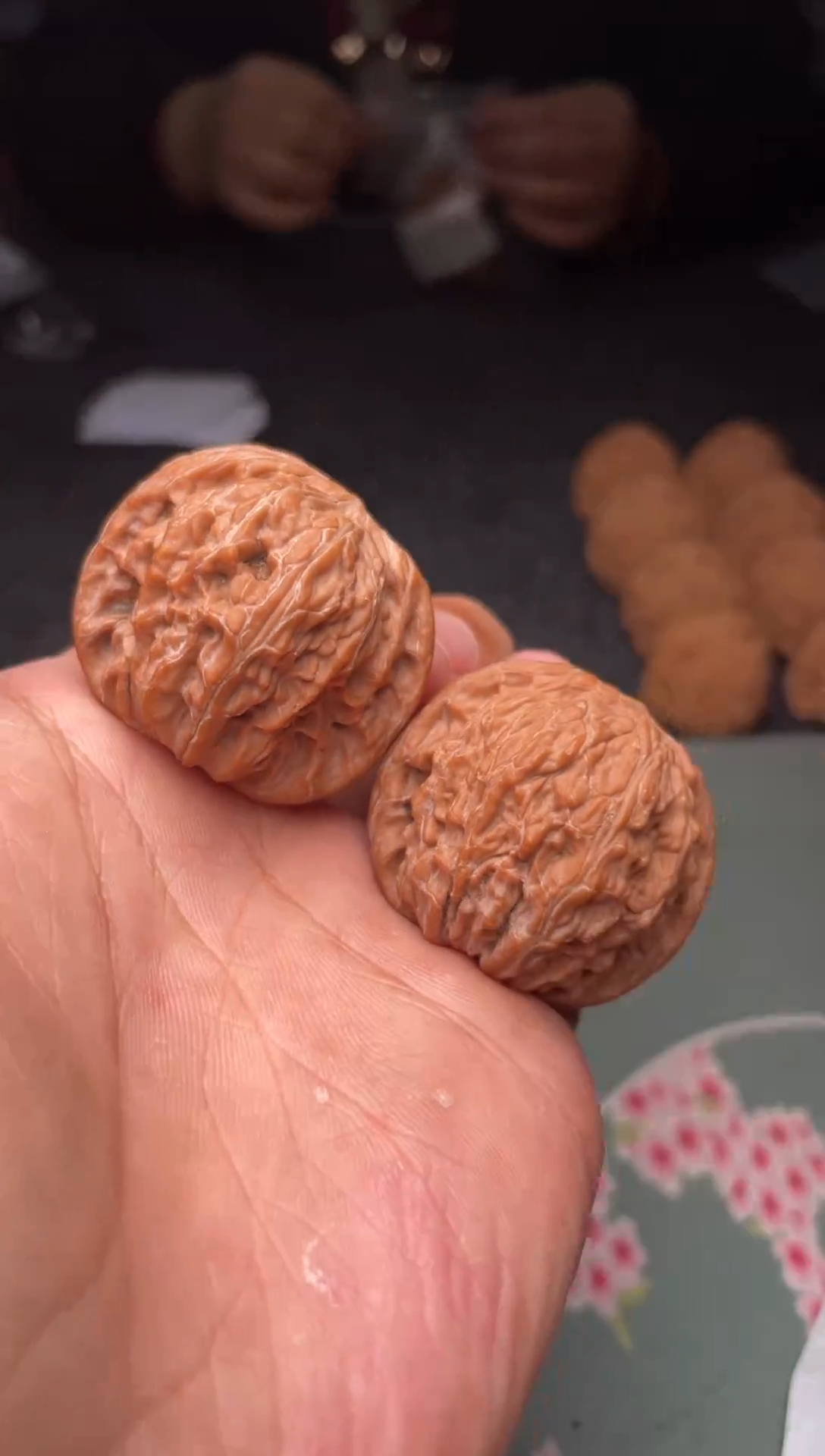 把件文玩核桃a370   磨盘   38尺