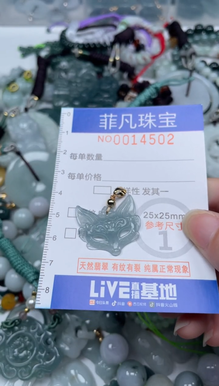 颈饰未镶嵌翡翠14502