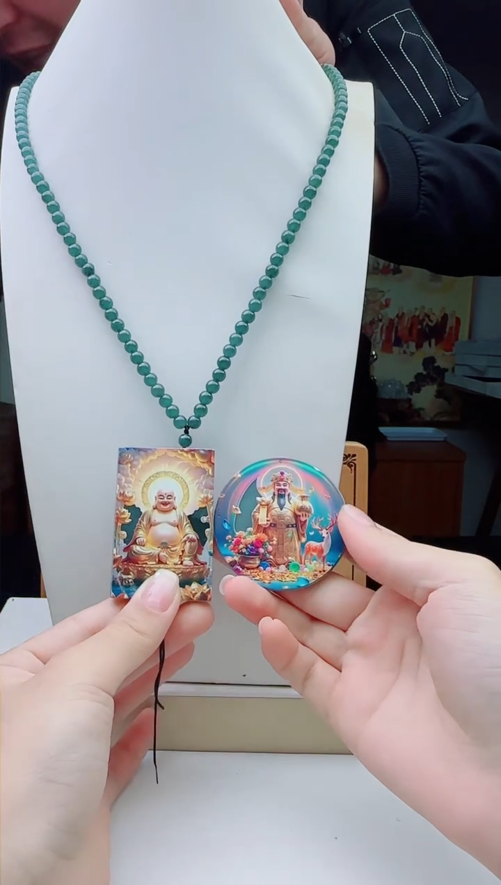 颈饰未镶嵌翡翠多样性发其一