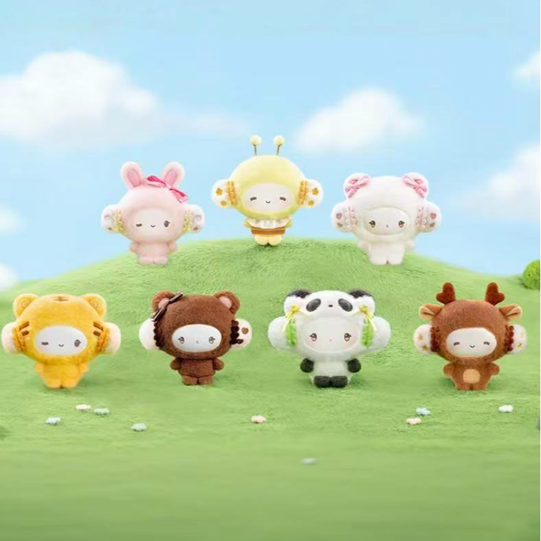 【小盐巴】三丽鸥小麦粉精灵奇妙森林毛绒挂饰盲盒