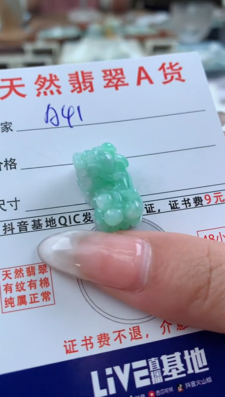 【闪购商品】翡翠颈饰未镶嵌天然A货翡翠挂件
