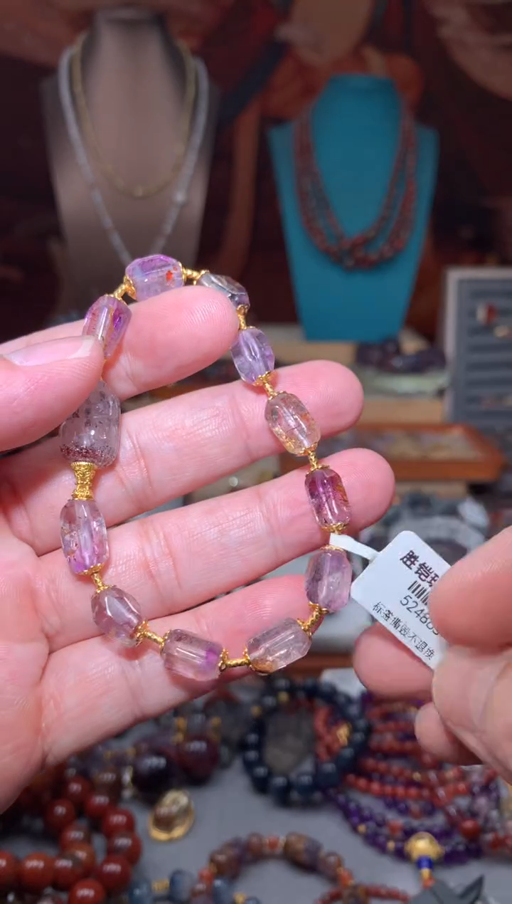 未镶嵌珠宝半成品水晶超七