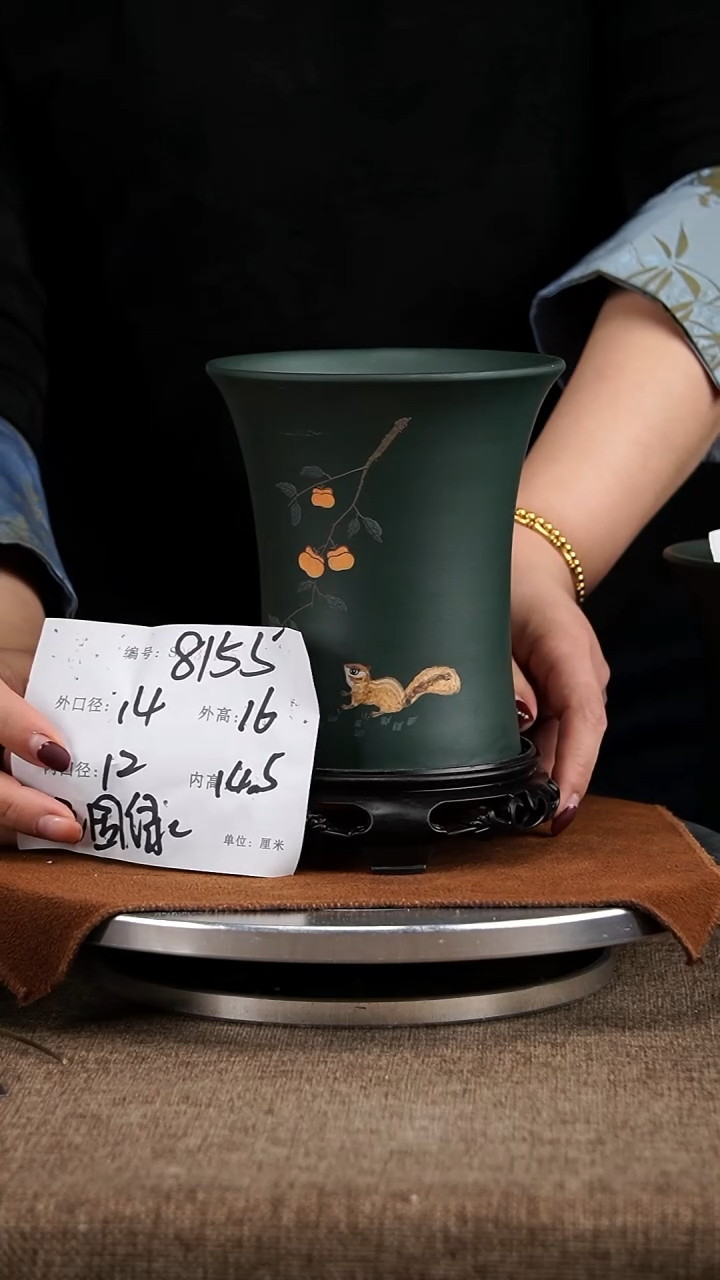 【闪购商品】紫砂花盆紫砂花盆8155