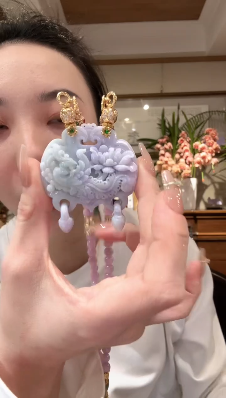 【闪购商品】翡翠颈饰未镶嵌国风