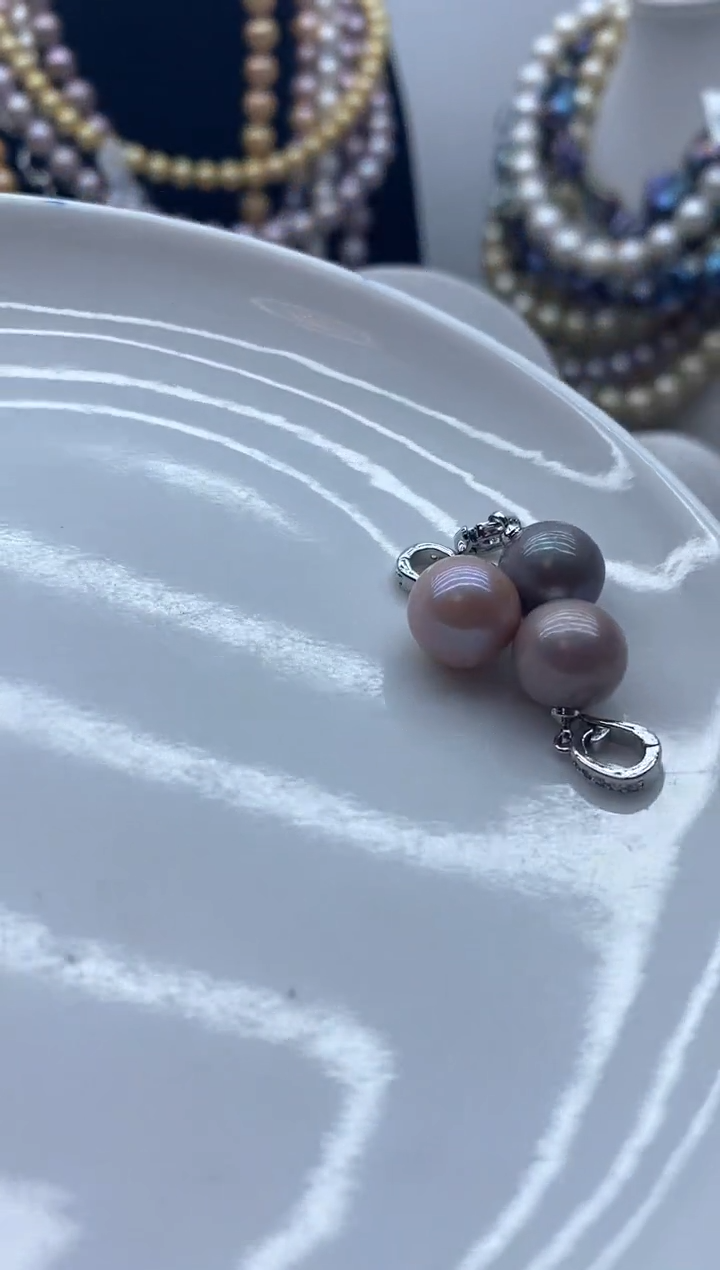 【闪购商品】淡水珍珠颈饰钛钢40