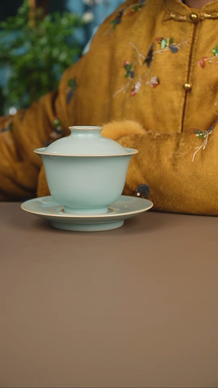 省工赵志强元宝盖碗微暇