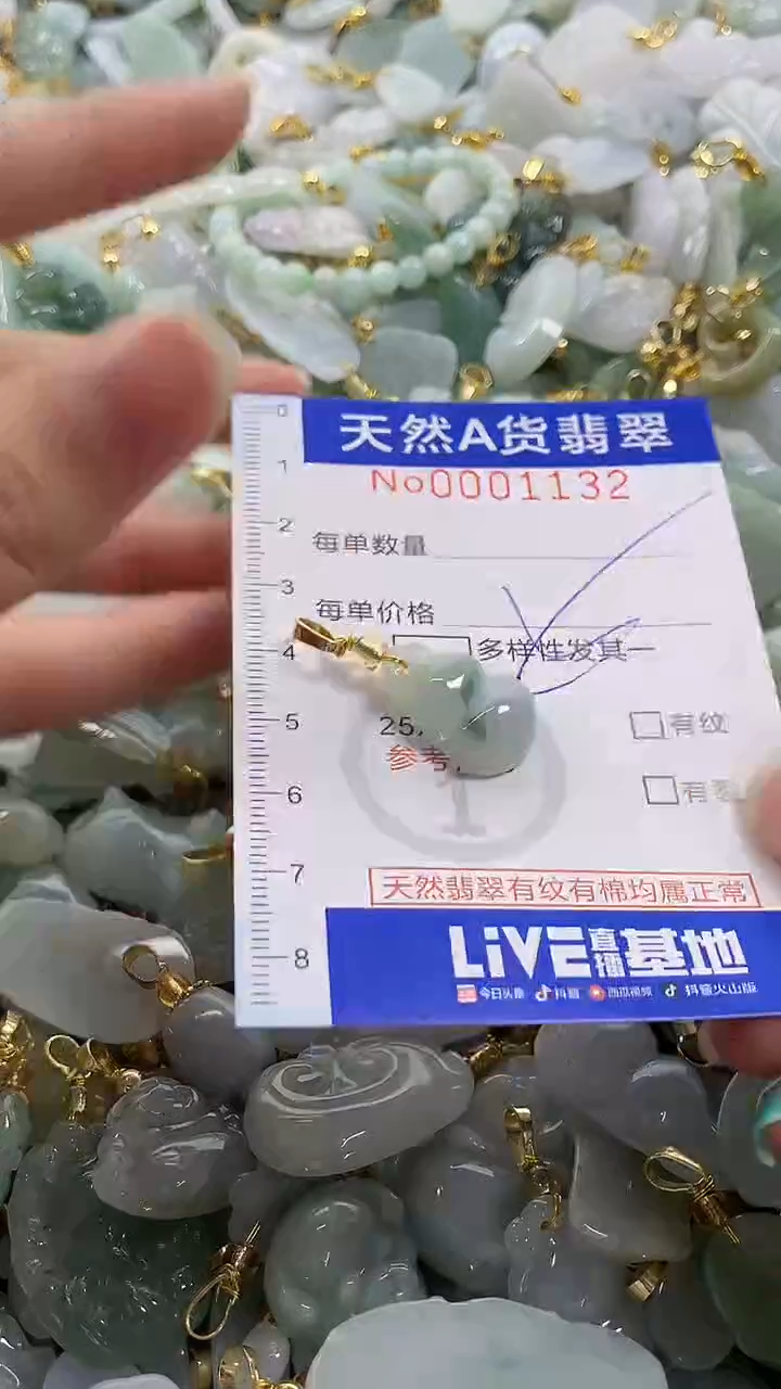 颈饰未镶嵌翡翠纯天然a货翡翠