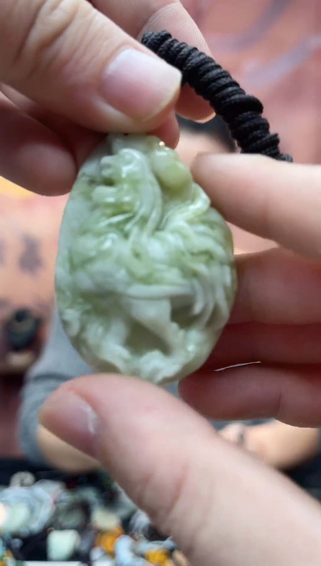 未镶嵌岫玉吊坠·