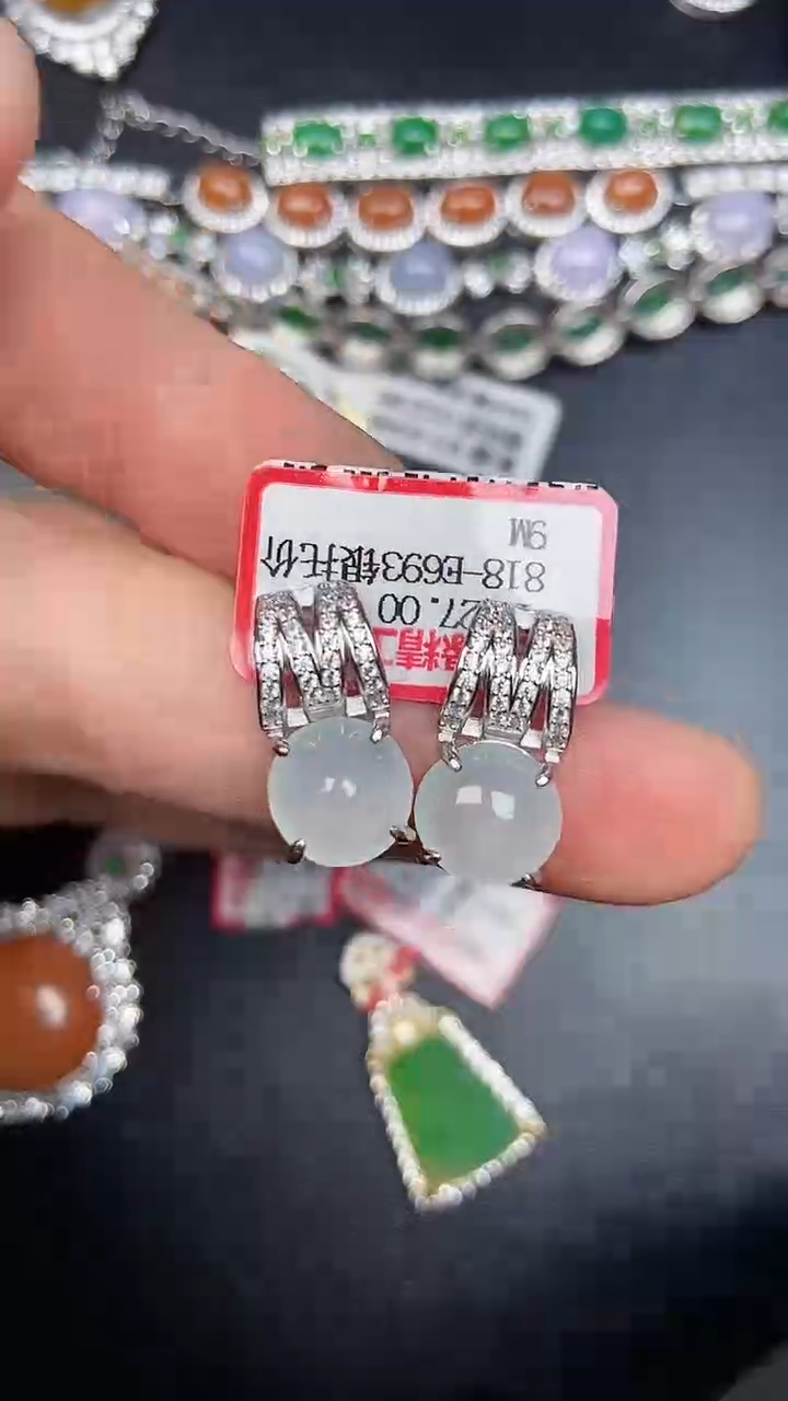 银S925镶嵌戒指翡翠2630