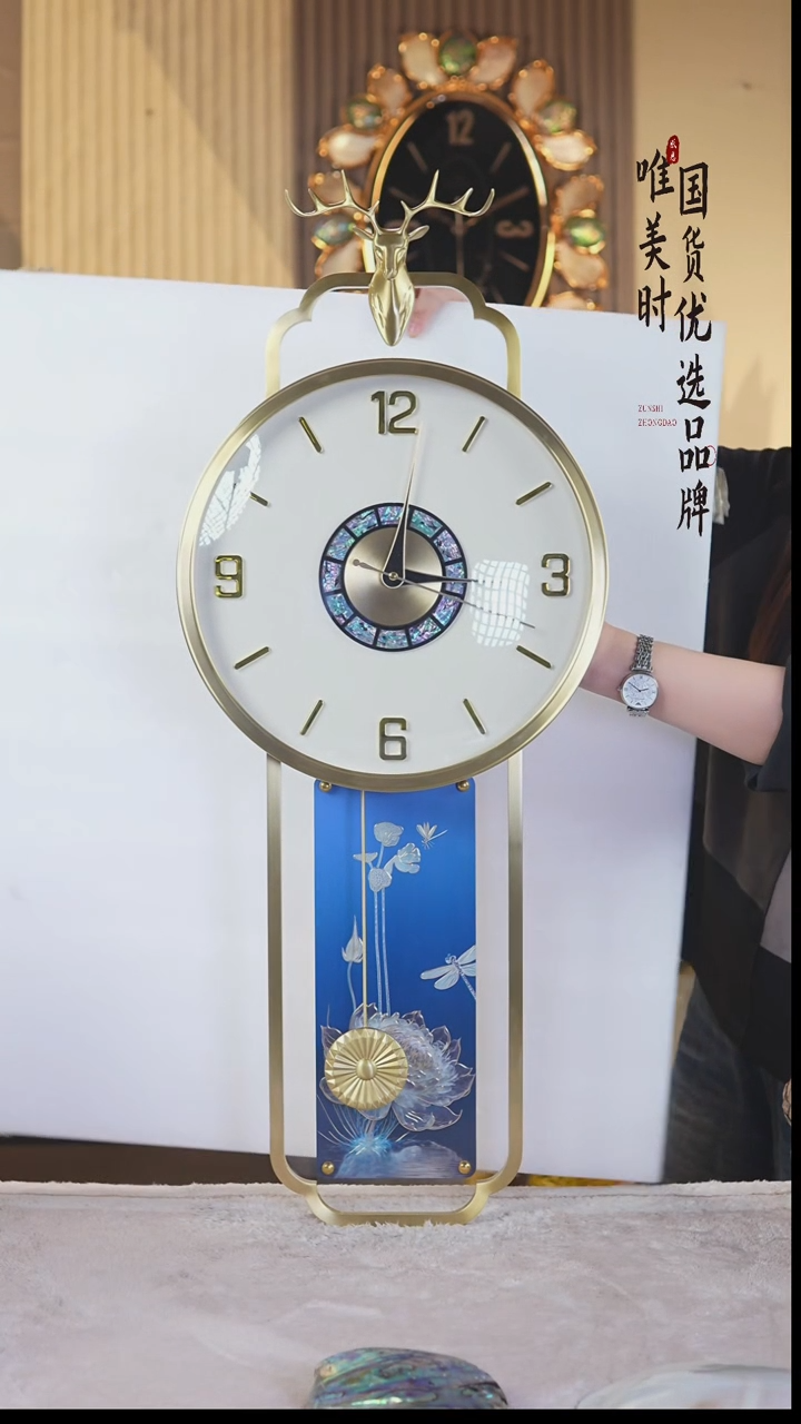 简约款18号 长款睡莲铜钟