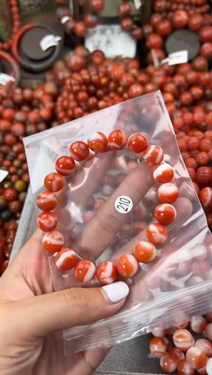 未镶嵌手串南红玛瑙11+