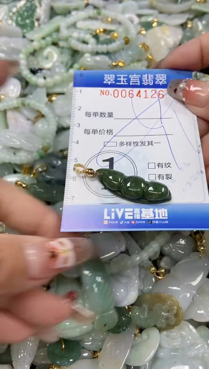 【闪购商品】翡翠颈饰未镶嵌闪购商品0064126多样性发其一