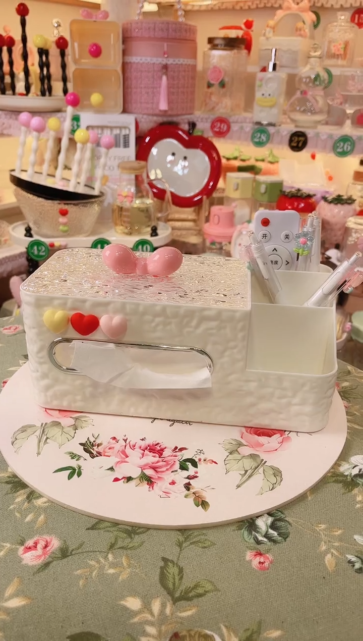 【闪购商品】摆件奶油风纸巾盒品质好，发货快，放心拍