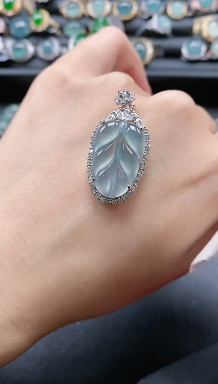 【闪购商品】翡翠戒指银S925镶嵌51511