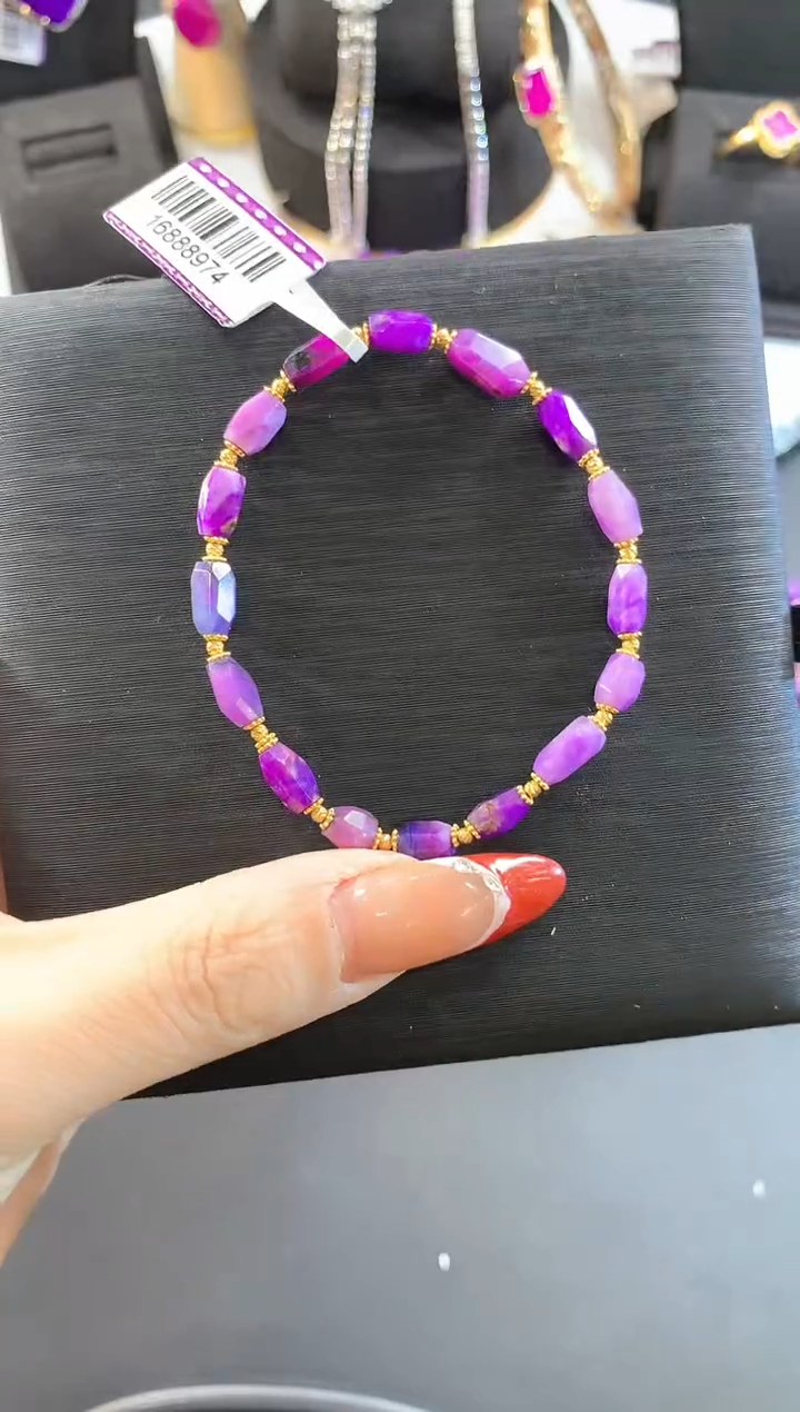 【闪购商品】苏纪石（舒俱来）.18K金镶嵌舒俱来手串