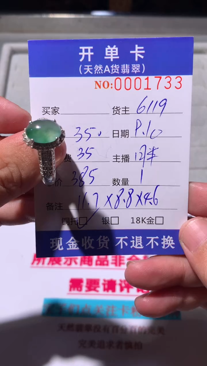 未镶嵌定制翡翠天然翡翠6119