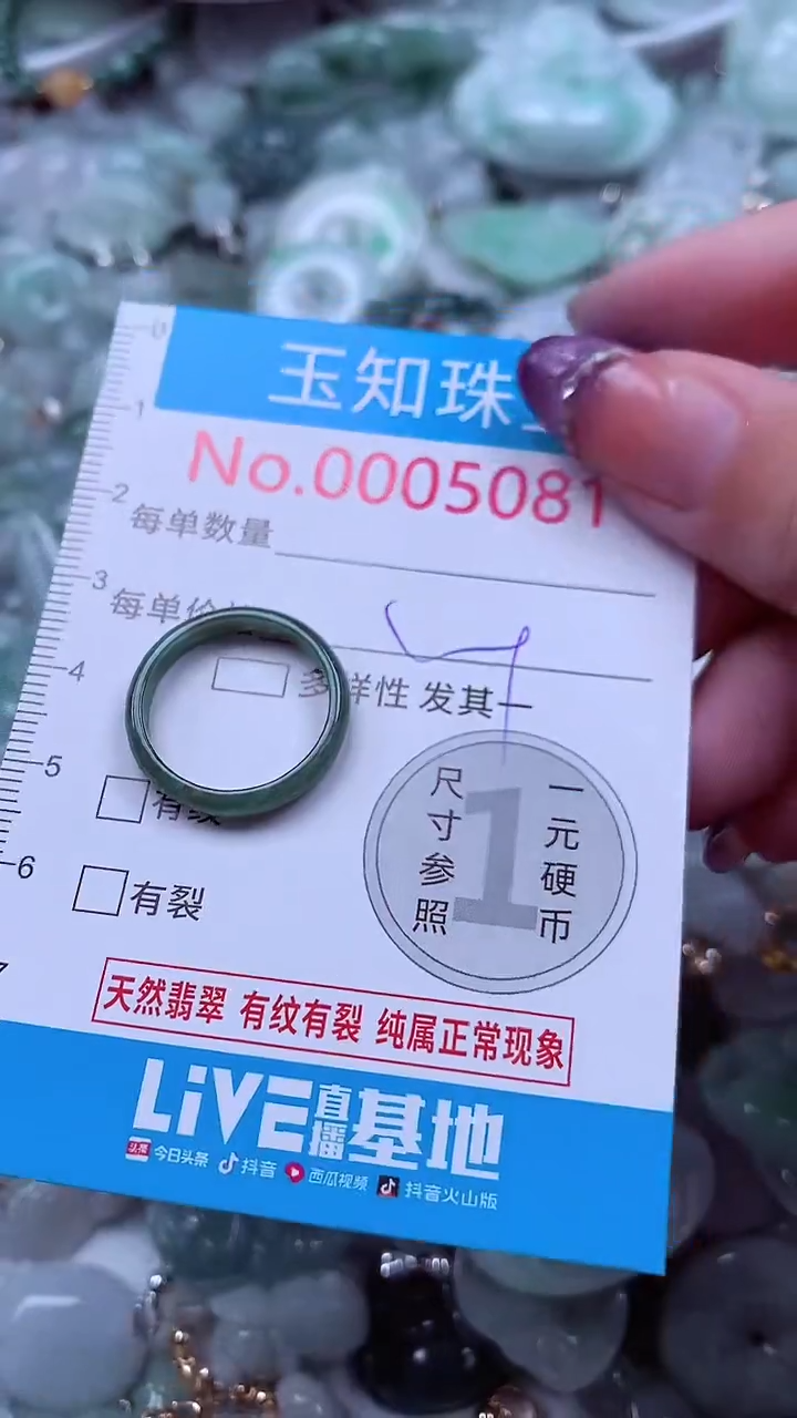 翡翠未镶嵌吊坠(不含链)5081