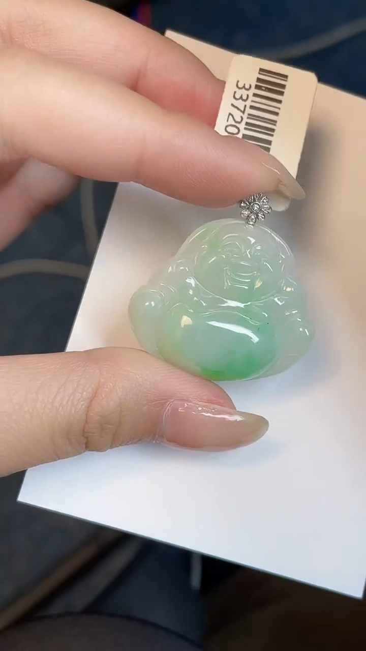 【闪购商品】翡翠颈饰18K金镶嵌00000000