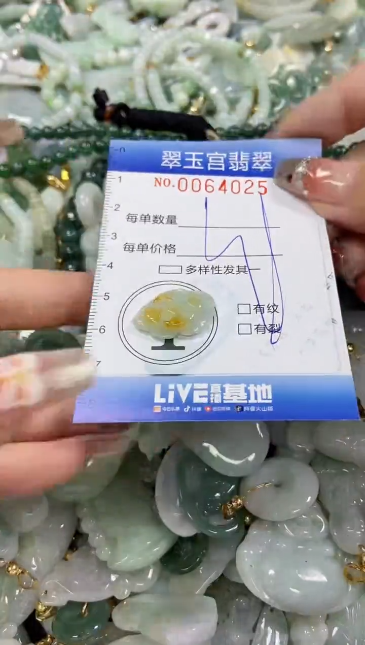 【闪购商品】翡翠颈饰未镶嵌闪购商品0064025