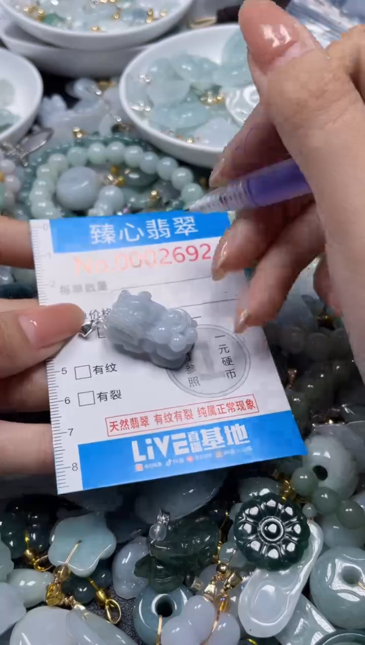 颈饰未镶嵌翡翠2692