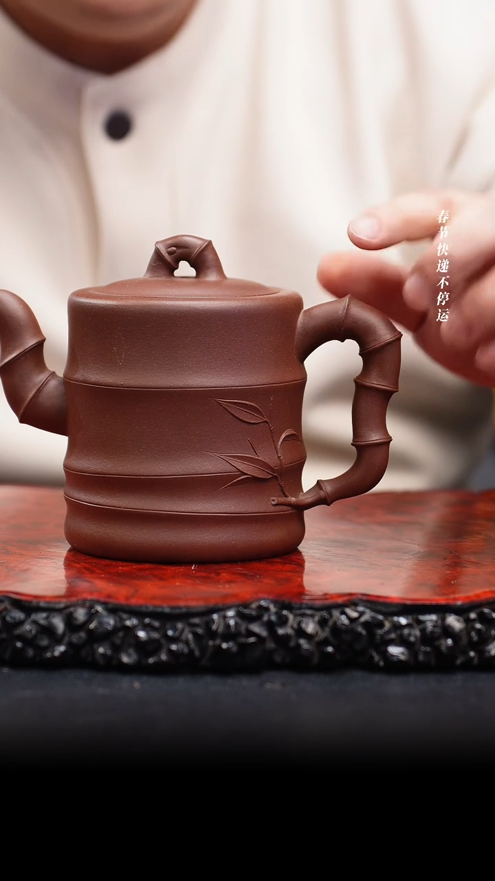 【闪购商品】紫砂茶壶82 江南竹韵,XMF,底槽清