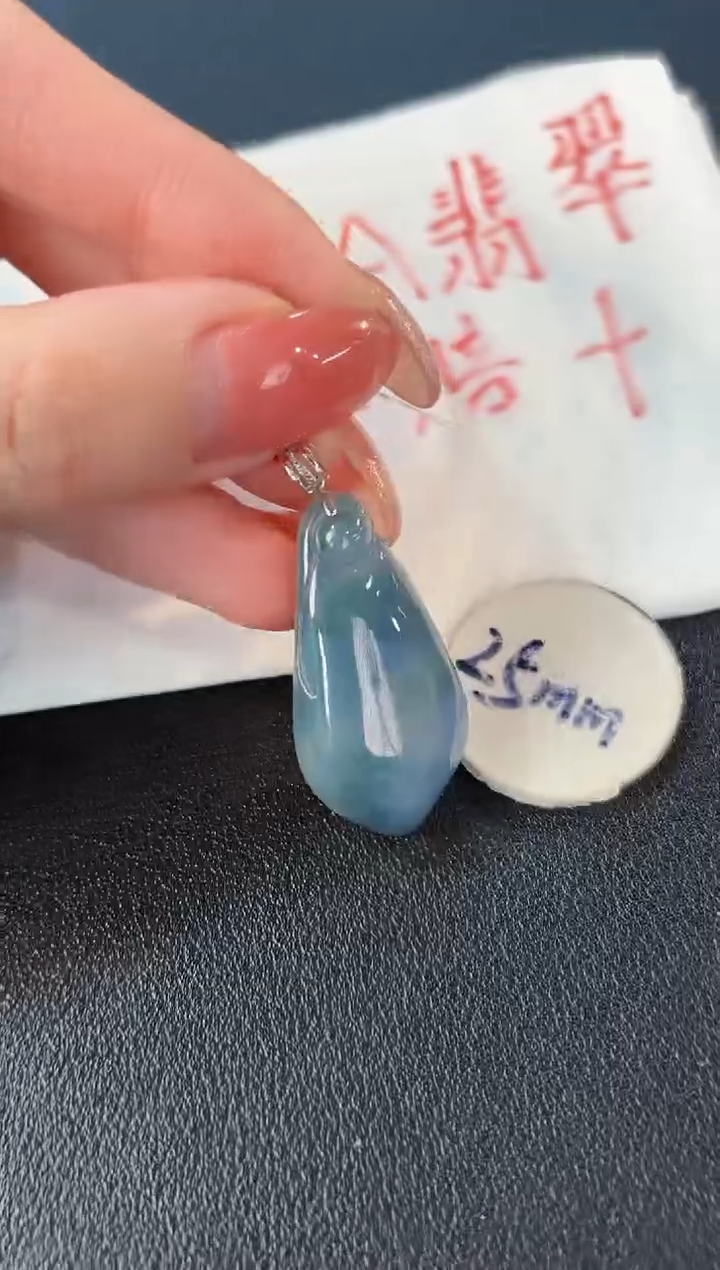 【闪购商品】翡翠颈饰18K金镶嵌缅料A货/支持复检/一件