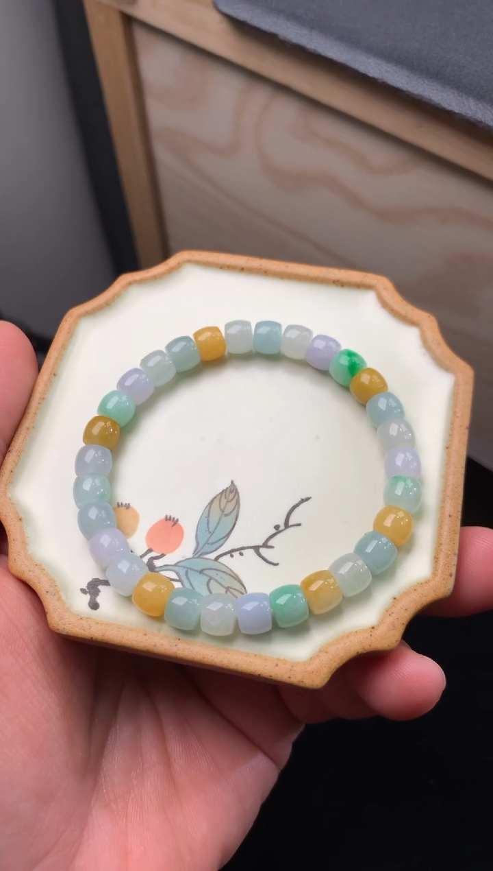 【闪购商品】翡翠手链未镶嵌天然翡翠手串568