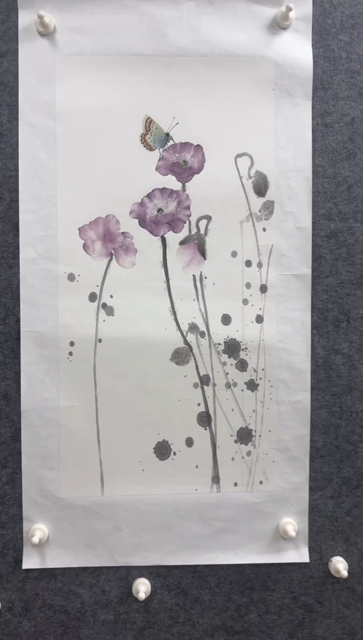 国画盛祥昆精品手绘花鸟