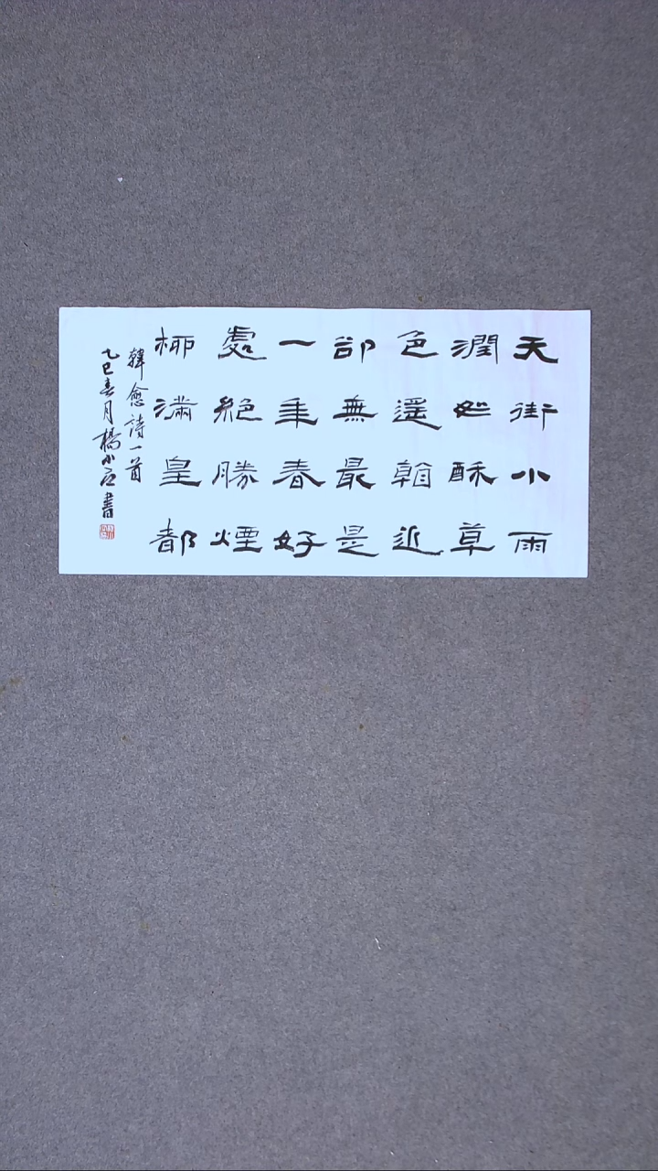 书法杨小立河南南阳69*34两平尺
