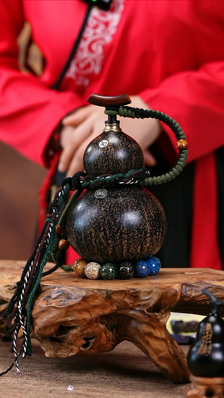 【闪购商品】343—光岳葫天然大漆酒葫芦不含漆珠