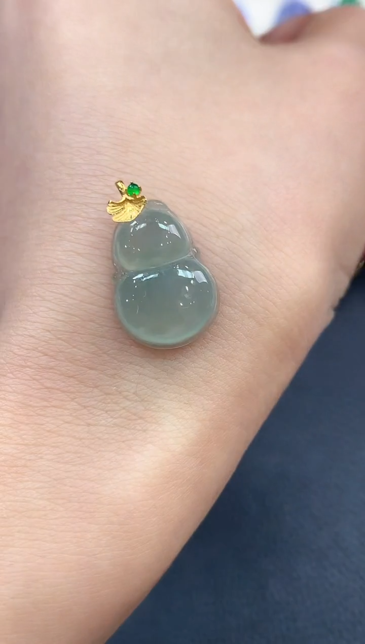 【闪购商品】翡翠吊坠(不含链)18K金镶嵌B1多样性一件发货