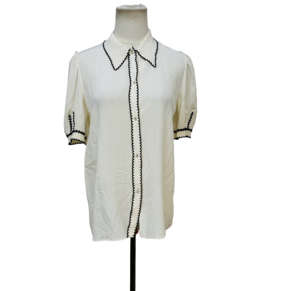 妃鱼/谬谬/桑蚕丝/外套/95新/s零二一九