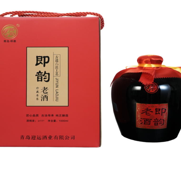 即韵即韵老酒高档礼盒装 1l  11度 古法酿造 无添加 无香精