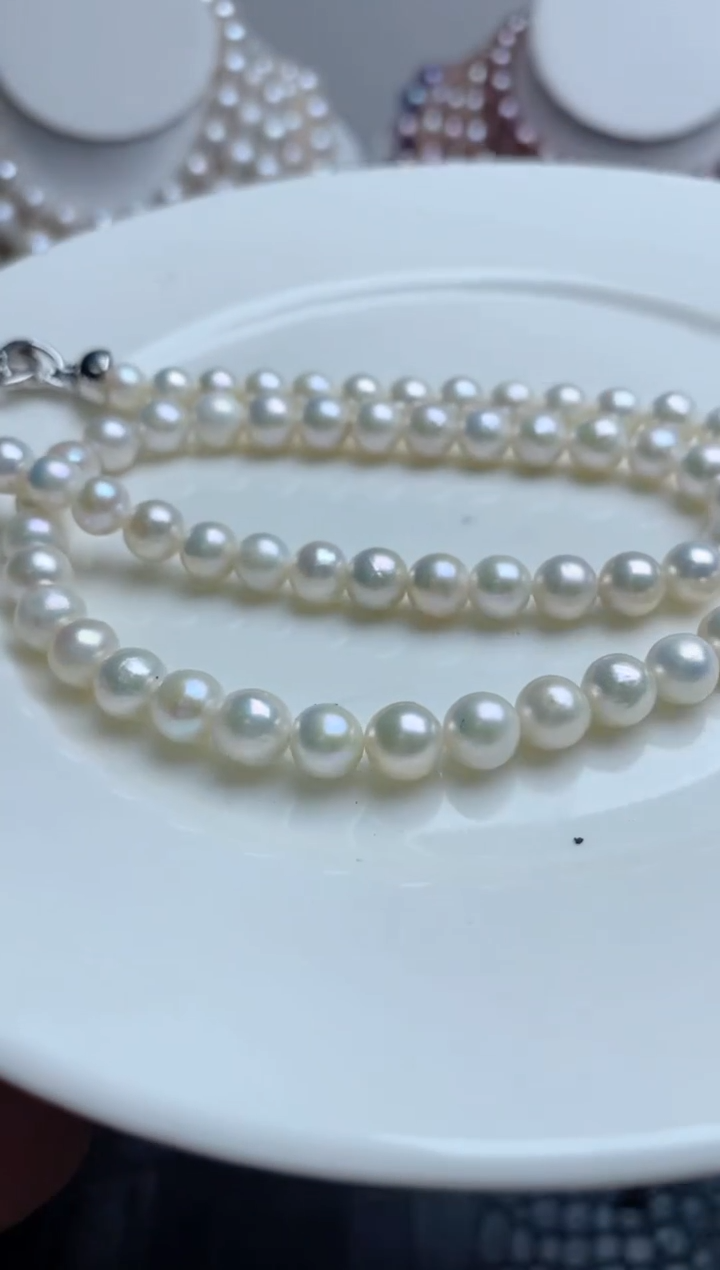 淡水珍珠未镶嵌颈饰2141