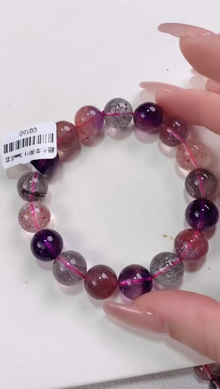 【闪购商品】水晶手链未镶嵌11.5mm多样性发货发其一