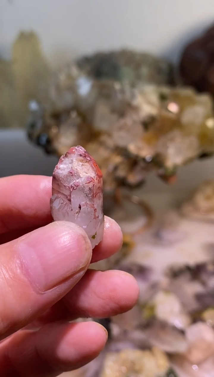 未镶嵌珠宝半成品水晶66号四川美姑超七花园水晶