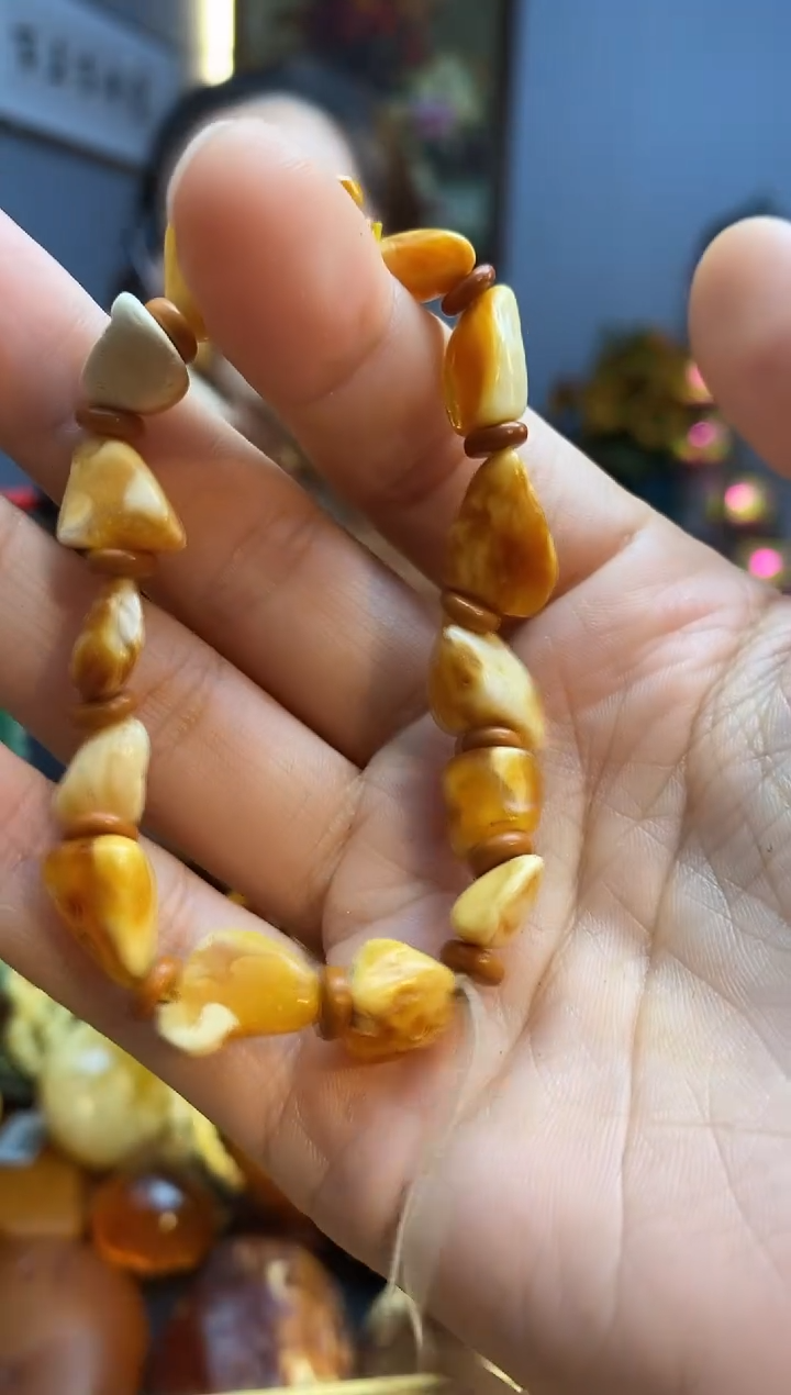 手串琥珀未镶嵌手串