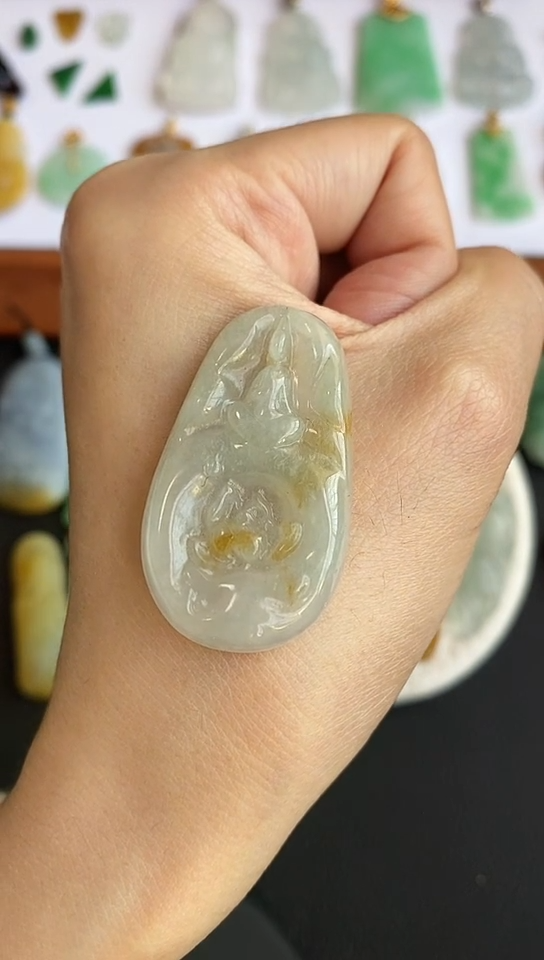 颈饰未镶嵌翡翠悟道~