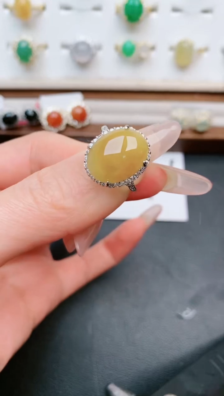 【闪购商品】翡翠戒指银S925镶嵌.....