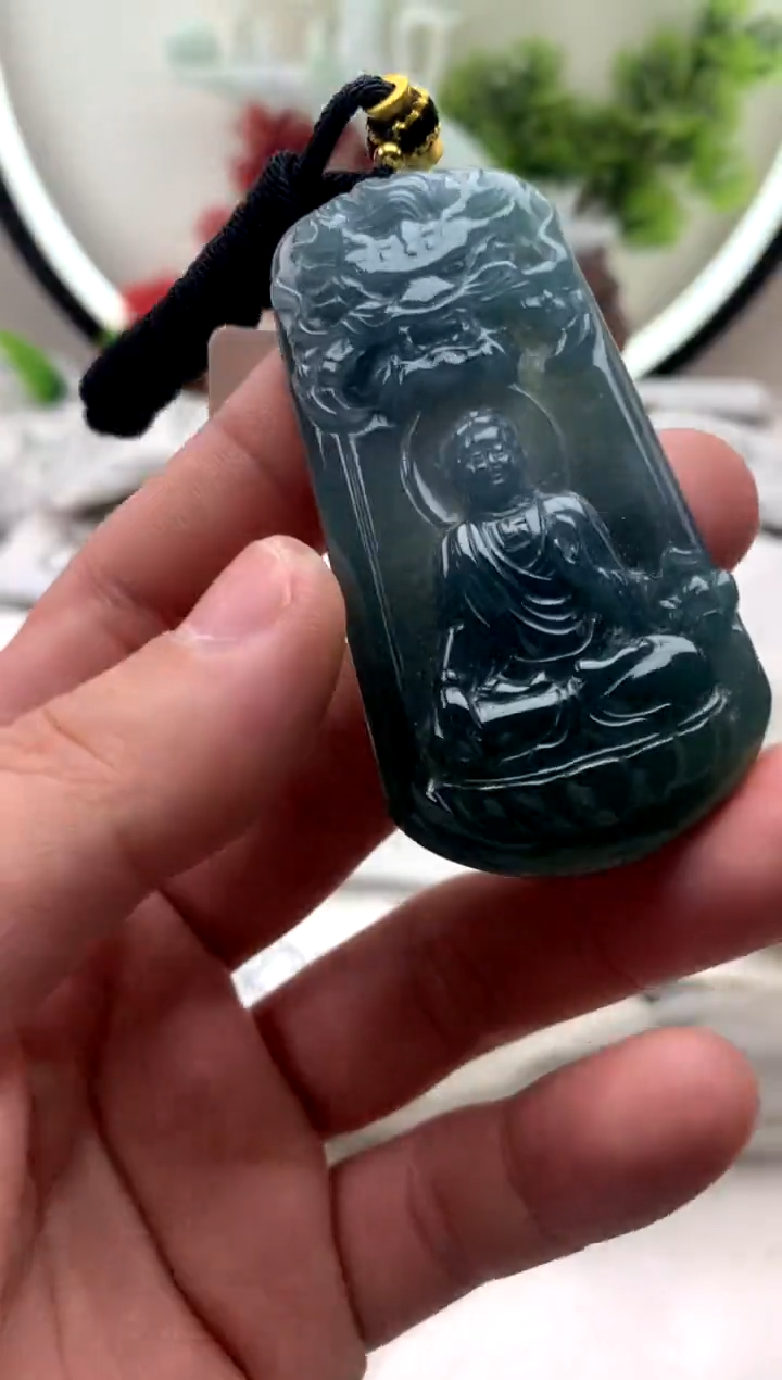 【闪购商品】翡翠颈饰未镶嵌阿弥陀佛