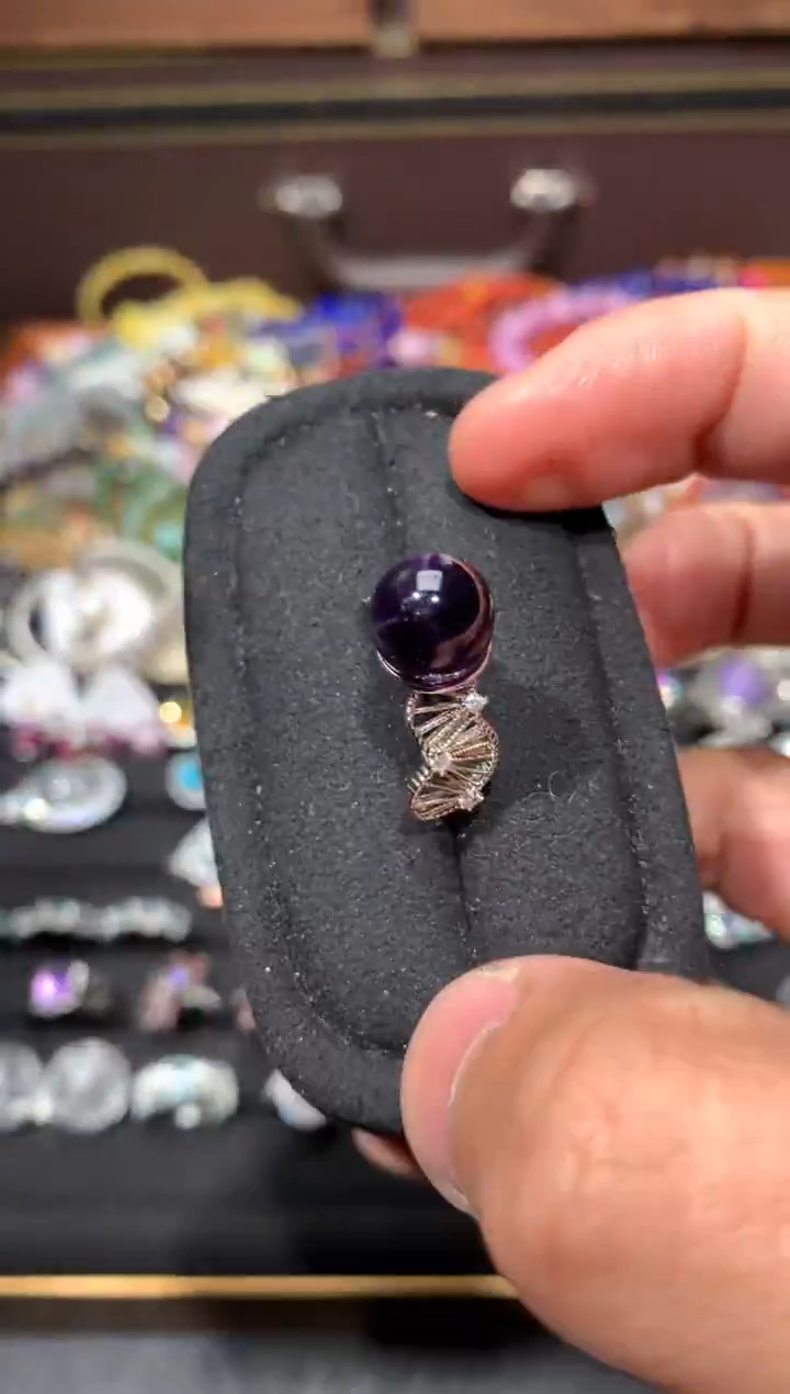 未镶嵌戒指水晶F07【多样性发其一】