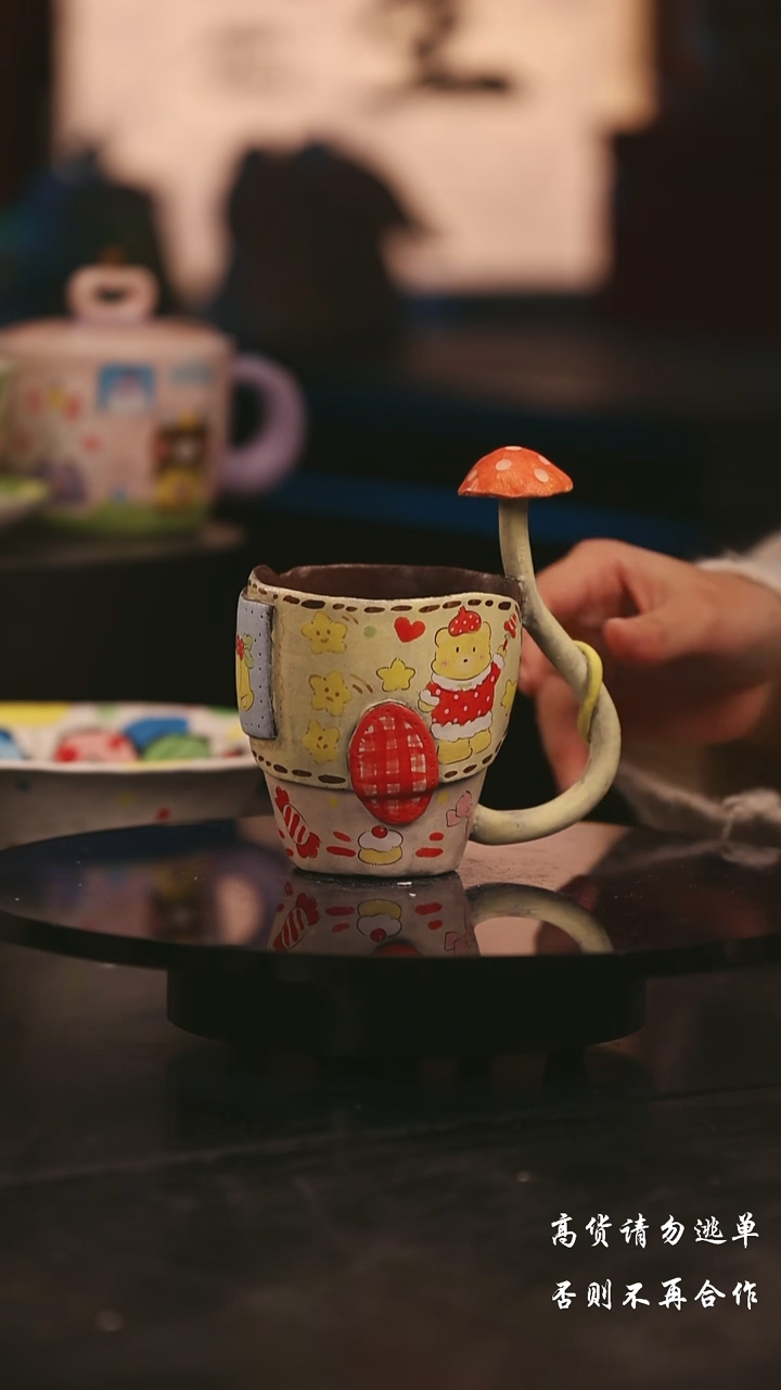 陶瓷景德镇可爱设计师款陶瓷 