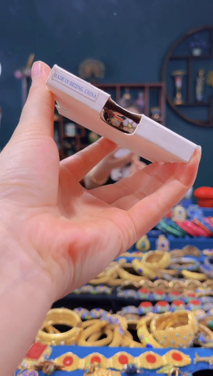 【闪购商品】非遗绝技 景泰蓝手镯 63圈