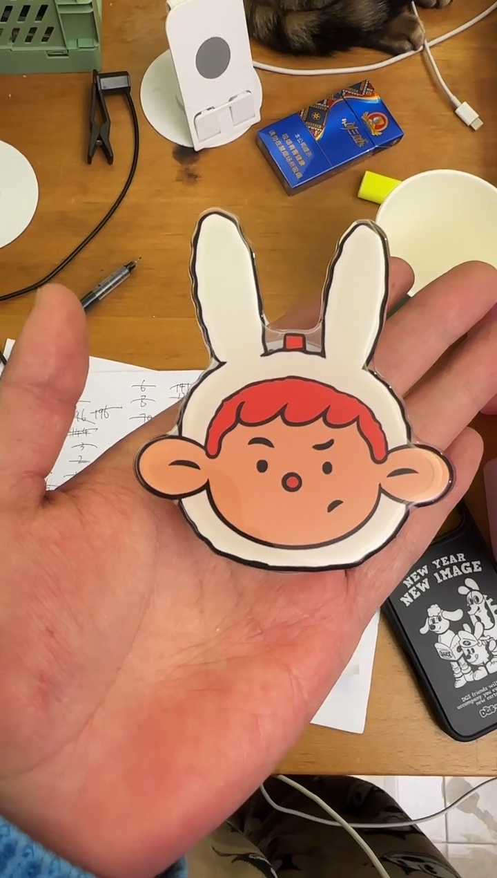 兔兔支架快来拍吧