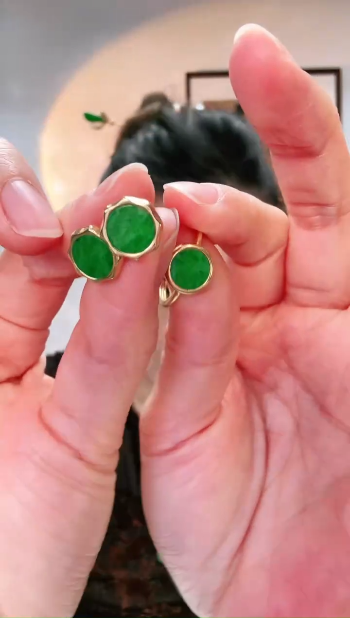 【闪购商品】翡翠颈饰银S925镶嵌套装