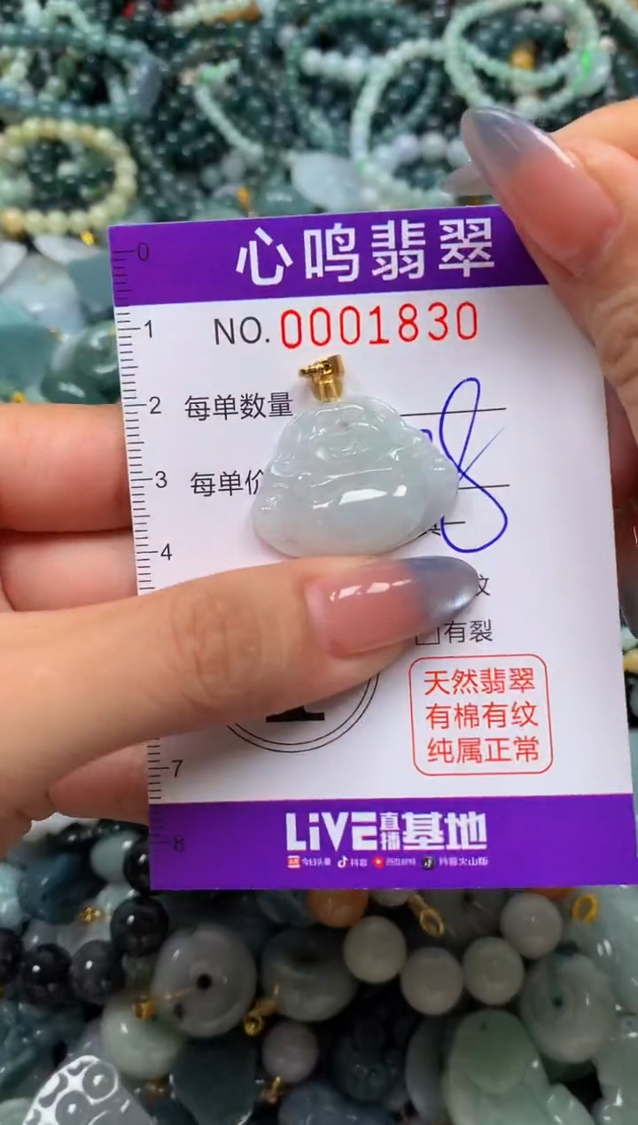 颈饰未镶嵌翡翠闪购001830
